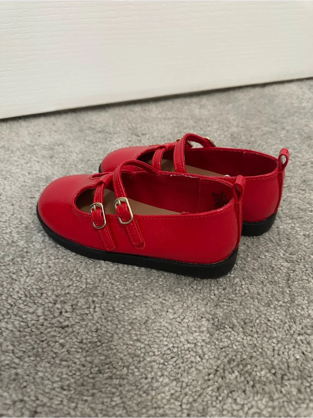 Old Navy Red Double-Strap Mary Jane Shoes